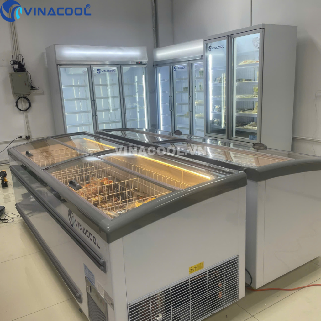 mua tủ đông đứng cánh kính